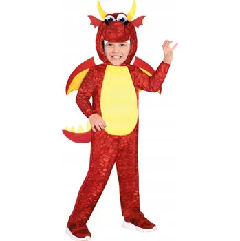 Karnevalový kostým KOSTÝM pro děti KOMBINÉZA pyžamo SMOK kostým na karneval 116-128