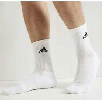 Pánské ponožky Ponožky adidas bílé bavlněné 3 páry 41-44
