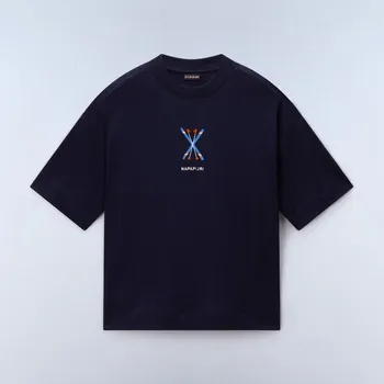 Dámské tričko Dámské Tričko s krátkým rukávem NAPAPIJRI S-IRTO SS W NP0A88SO1761 – Tmavě modrá L