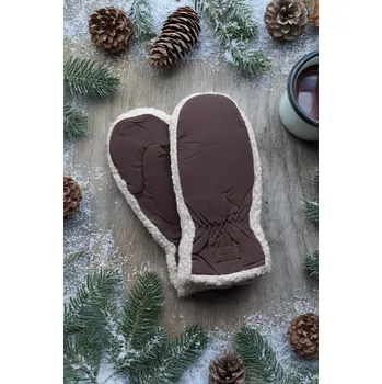 Rukavice Orchidej Rukavice palčáky OLAF Barva: Hořká čokoláda