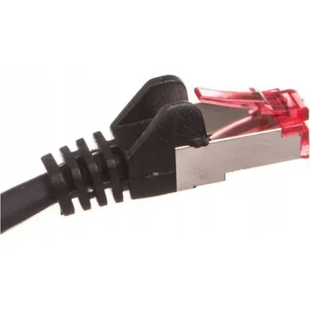 Síťový kabel Patchcord Goobay S/FTP 6 RJ45 / RJ45 50 m černý