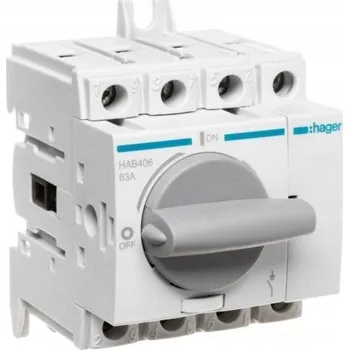 vypínač Odpojovač Hager 230 V IP20 63 A