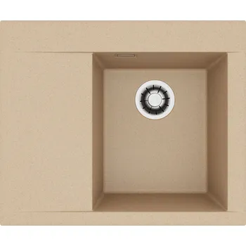 Granitový dřez Alveus PURE-G 50 P béžový A50 + QC sifon_algranit + 5 % sleva v košíku s kódem SLEVA5