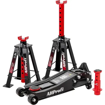 Nářadí pro automobil Sada pojízdného zvedáku Taurus 3t + 2 ks podpěr 3t - AH8327BAL