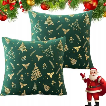 Povlak na polštářek Vánoční povlak na polštář 40x40 svátky dárek dekorativní ozdoby