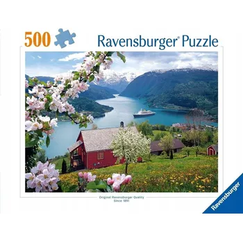 Puzzle Ravensburger 500dílné Puzzle RAVENSBURGER 2D 500 dílků Skandinávská idyla