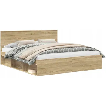 Postel Rámeček postele Sonoma 180 x 200 cm Masivní borovicové dřevo