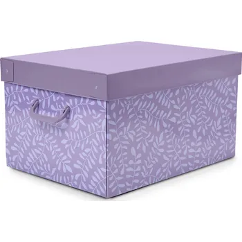 Vánoční dekorace Tchibo Box na vánoční ozdoby fialová