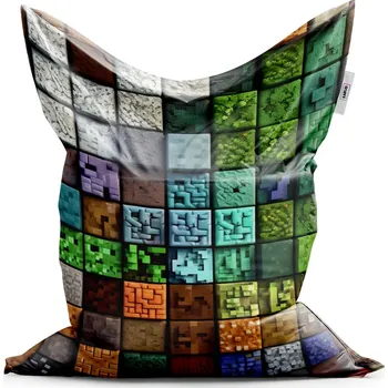 Sedací pytel Sablio Sedací vak Classic Blocks Abstract Varianta: 150x100cm