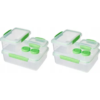 Dóza na potraviny Sada 10 kusů dóz na uskladnění potravin.