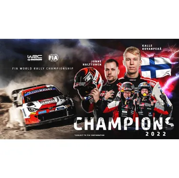 PUZZLE Kalle Rovanpera WRC Závodní Auta 2 + JMÉNO Krabička 120 dílků