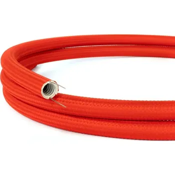 kabelová chránička Ledshopik Kabelová chránička ø20mm CA TUBES potažená hedvábným textilem | červená