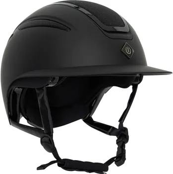 Jezdecká přilba Imperial Riding Helma jezdecká Olania Deluxe Imperial Riding, širší kšilt, black glitter Obvod hlavy: L
