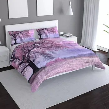 Povlečení Sablio Povlečení Růžový strom - 140x220 / 90x70