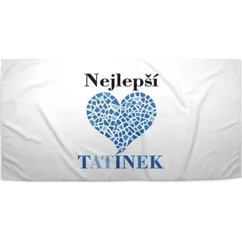 Osuška Sablio Ručník Nejlepší tatínek - 30x50 cm