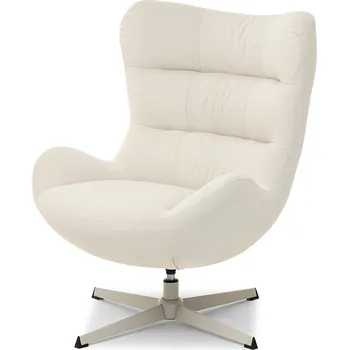 Křeslo Mebel Partner Sikula (krémová)