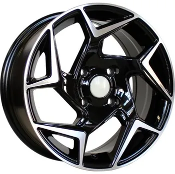 Alu kolo Alu kola Racing Line XE172, 15x6.5 4x108 ET40, černá + leštění