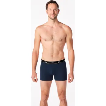Pánské spodní prádlo CityZen - DOMINGO Pánské merino boxerky navy XXL