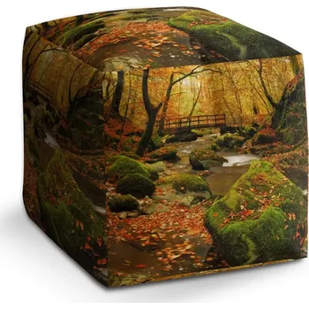 Taburet Sablio Taburet Cube Most v lese: 40x40x40 cm