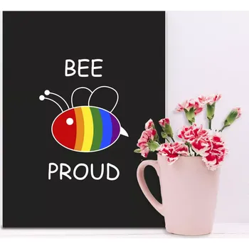 Plechová cedule Sablio Dárková cedulka Bee proud: 30x40 cm