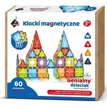 ostatní stavebnice Stavebnice Askato STAVEBNICE - 60 ELEMENTŮ 60