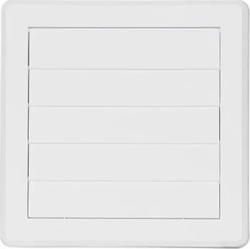 Větrací mřížka Mřížka větrací gravitační VM, 175 x 175 mm G/125 mm, bílá 0233