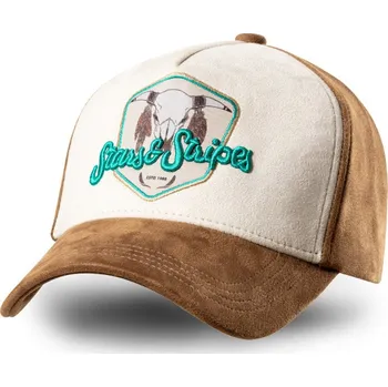 Kšiltovka Stars & Stripes Kšiltovka Buffalo Stars & Stripes, brown/turquoise