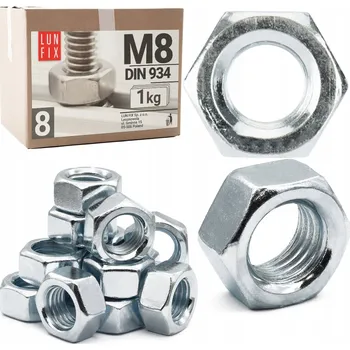 Matice Pozinkované matice M8 1 kg