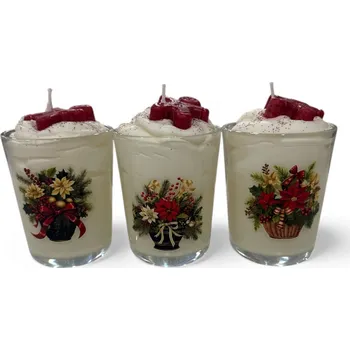 Výroba svíčky DANNY MADE Svíčka vánoční hvězda-perníček