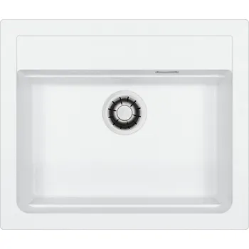 Granitový dřez Alveus ATROX 30 bílý A10 + QC sifon_algranit + 5 % sleva v košíku s kódem SLEVA5