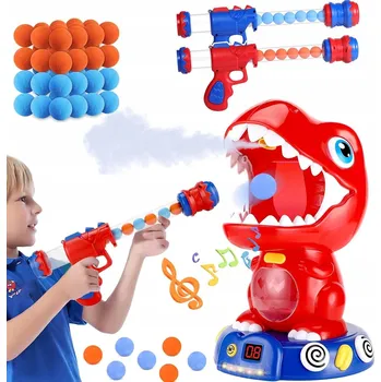 HRA HLADOVÝ Dinosaurus STŘÍLENÍ NA CÍL HRAČKOVÁ PISTOLE DOVEDNOSTNÍ HRA