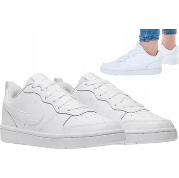 Dětská móda BOTY PRO MLÁDEŽ NIKE COURT BOROUGH LOW 2 (GS) 100 R-36