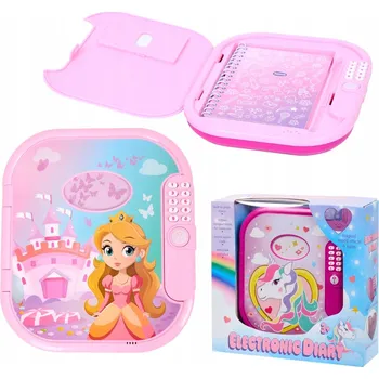 Zápisník INTERAKTIVNÍ TAJNÝ DENÍK NOTES ZÁPISNÍK V TREZORU NA KÓD RŮŽOVÝ TAJNÝ