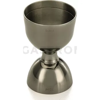 Trekingová hůl Barová odměrka s rovným okrajem, černá, 25/50 ml | BARFLY, Bell