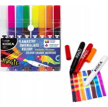 Kusů 8 Popisovače FIXY s emblémem pro děti, které mění barvu Kidea