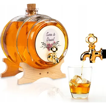 Karafa SuperButelki Sud 4L + podstavec + tabulka a potisk 4 l