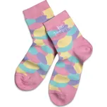 Dívčí ponožky se vzorem WOLA BE HAPPY růžové Velikost: 33-35
