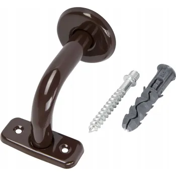 DRŽÁK MADLA ZÁBRADLÍ SCHODIŠTĚ UPEVNĚNÍ BRONZOVÝ