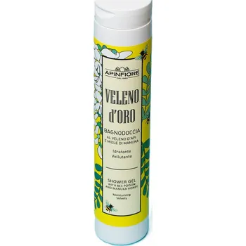 Mýdlo Apinfiore Bagnodoccia Veleno d'Oro | Hydratační a sametově zjemňující sprchový gel 250 ml