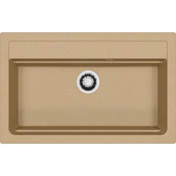 Granitový dřez Alveus ATROX 40 béžový A50 + QC sifon_algranit + 5 % sleva v košíku s kódem SLEVA5