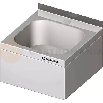 Umyvadlo Ocelové umyvadlo, vestavné, 400x410x240 mm | STALGAST, 610001