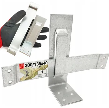 Úhloměr Tesařský úhelník posuvný pro dřevostavby a sruby 200x135x40 mm spojovací prvek 1 Ks.