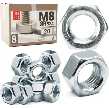 Matice Matice M8 tř. 8 pozink DIN 934 balení 20 ks