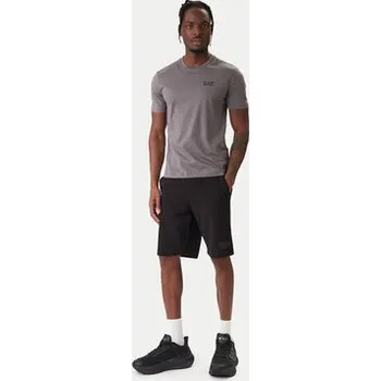 Pánské tričko EA7 Emporio Armani T-Shirt 8NPT25 PJVPZ U8086 Šedá Regular Fit XXL