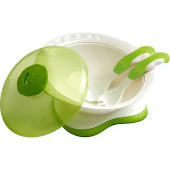 Talíř dBb Remond Talíř s víkem Úsměv, zelený