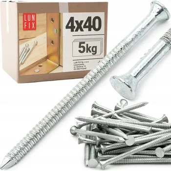 Hřebík Hřebíky TESAŘSKÉ ANCHOR POZINK 4,0x40, balení 5 kg