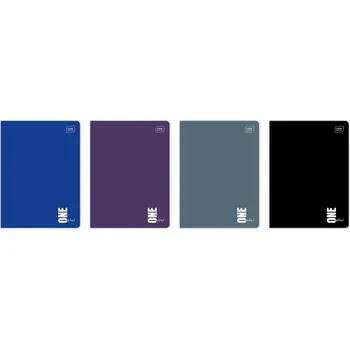 Sešit Sešit A5 s mřížkou Interdruk One Color, 96 listů, modrý