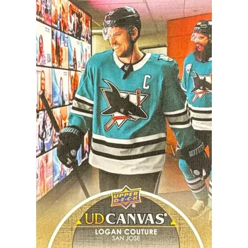 Sběratelská karetní hra insert karta LOGAN COUTURE 21-22 UD Ser. 1 Canvas číslo C66