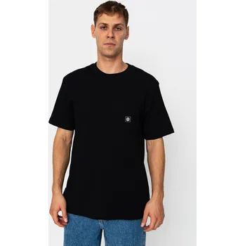 Pánské tričko Element Icon Label Pocket (flint black) S, černá