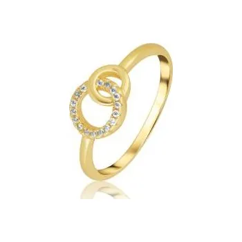 Náušnice Prsten 925/1000 - SVLR0380SH2GO58 JVD SVLR0380SH2GO58